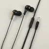 Fone de ouvido intra-auricular com fio e microfone, controle por fio, alta qualidade para chamadas de celular e música, fone de ouvido com fio, universal para Android, best-seller transfronteiriço