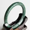 Pulseira de Jade Guizhou Cui Piao Hua Pulseira de Jade Pulseira Feminina Artesanato de Jade Guizhou Cui q8001 Forma Geométrica Não