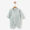 Roupas para bebê recém-nascido para primavera, outono e inverno, algodão puro com design de borboleta, quentes, 0-3 meses, conjunto estilo monge, macacão de bebê