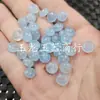 Jade de cuarcita, jade azul marino, cuentas de ábaco, cuentas sueltas de jade, cuentas separadoras azules, accesorios para joyería, cuentas hechas a mano