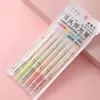 Lindo marcador resaltador de 12 colores para estudiantes con niñas de doble punta para recordar el trastorno obsesivo-compulsivo clave marcador resaltador color para el cuidado de los ojos