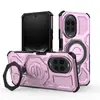 Funda Protectora con Anillo de 360 Grados Adecuada para Huawei Nova14 J-20 Funda para Teléfono Móvil Magnética Anticaídas Huawei Nova14