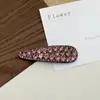 2026 Novo Estilo Temperamento Strass Gota d'Água Presilha para Cabelo para Mulheres Testas Fios Soltos Franja Presilha Lateral Parte de Trás da Cabeça BB Clip Grampo Acessórios de Cabelo