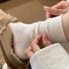 Calcetines de verano finos y transpirables que absorben el sudor, calcetines apilados de verano, duraderos y resistentes al olor, zapatos finos de cuero para moldear la pierna