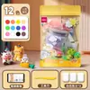 Arcilla Ultraligera Deli 12 Colores Segura y No Tóxica Arcilla para Niños Guardería Barro para Colorear a Mano Set Juguetes Hechos a Mano de Goma
