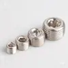 Válvula Solenoide Pneumática Plugue Sextavado Interno 3 PT3/8 Plugue Cego 1 G1/8 2 G1/4 4 G1/2