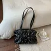 Bolsa de Hombro Transfronteriza Estilo Coreano de Gran Capacidad para Mujer, Bolso de Hombro, Nuevo Modelo 2026, Bolso Plegado, Bolso de Lunares para Viajes