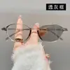 Gafas de Lectura que Cambian de Color, Estilo Coreano, Montura Color Té Frío, Gafas de Lectura de Visión Única de Alta Definición para Personas de Mediana Edad y Mayores
