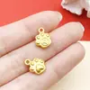 15 Pixiu Antigo Liso Colorido da Fortuna Lótus Tigela Dourada Pote de Ouro Pingente Acessórios para Pulseira DIY