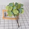 Decoración Artificial de Planta DIY de Eucalipto Artificial con Esquejes de Frutas, Ramas Cortas de Hojas de Dinero y Hojas Transfronteriza de Amazon
