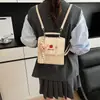 Mochila Tote de Cuadros Linda Transfronteriza Verano 2026 Nueva Moda Estudiante Gran Capacidad Viaje Simple Casual