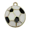 Europeo y Americano DIY Esmalte Drop-In Pedrería Deportiva Baloncesto Fútbol Aleación Joyería Accesorios Llavero Accesorios para Bolsos Colgante