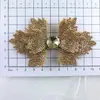 Novo Tecido de Strass Borboleta 3D Charms para Sapatos Fivela de Sapato Acessórios Decorações Feitas à Mão