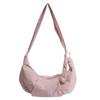 Bolso Bandolera para Mujer 2025 Verano Nuevo de Gran Capacidad Estilo Bollo Normcore Casual Ligero Relajado Bolso de Hombro