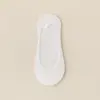 Meias Invisíveis Femininas Meias de Cano Baixo Verão Finas Algodão Puro Antiderrapante Sem Calcanhar Deslizam Fácilmente Anti-atrito Baixo Corte Meias para Sapatos Baixos Sapatos de Salto
