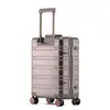 Maleta de aleación de aluminio y magnesio 20 carry-on 24 pulgadas maleta metálica con contraseña 28 pulgadas maleta de viaje maleta con ruedas