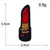 Série Lábios Vermelhos Flamejantes Bordados Computadorizados Batom Boca Lábio Bordado Tecido Adesivos Roupas Bolsas Sapatos Etiquetas Decorativas
