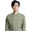 Ropa de Trabajo de Chef de Catering Gourmet de Manga Larga Estampada Restaurante Restaurante Hot Pot Hotel Cocina Trasera Ropa de Trabajo Otoño e Invierno