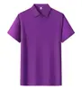Camisa tipo polo de algodón antibacteriano Clase A de 200g, conjunto personalizado para padres e hijos, camiseta de trabajo de manga corta, uniforme de equipo con diseño impreso