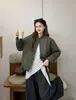 Jaqueta Padded Patchwork Color Block Estilo Coreano Atacado Feminina 2026 Outono/Inverno Nova Alta Qualidade Solta Casual Versátil Casaco de Algodão