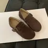 Zapatos de Mujer Estilo Birkenstock Retro con Forro de Felpa, Zapatos Planos sin Cordones, Nuevos Mocasines Perezosos de Suela Suave para Primavera/Verano 2026