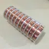 Alambre de cobre de 0,2 mm a 0,3 mm de espesor, especificaciones completas, alambre de cobre, alambre de metal, línea de accesorios de joyería para bricolaje, lote directo de fábrica