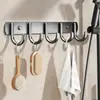 Gancho Popular Transfronterizo, Gancho de Pared para Cocina con Adhesivo Fuerte, una Fila de Ganchos, Gancho para Ropa sin Taladro, Gancho de Pared para Baño, Venta al por Mayor