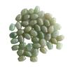 Jade Birmano Grado A Jade Cuentas Sueltas Pulsera DIY Cadena para la Cintura Collar de Hilo Cordón Cuentas Barril Verde Ligeramente Aceitoso Tamaño Mediano Cuentas de Arroz