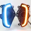 Adecuado para 20-22 Toyota Rav4 Rongfang Luces de Circulación Diurna Modificadas LED Luces Antiniebla Delanteras Luces de Circulación Diurna de Tres Colores de Flujo