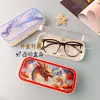 Caja de Gafas Transparente con Olas de Dibujos Animados al por Mayor Japonesa Linda Portátil Anticompresión Caja de Almacenamiento para Ojos Caja para Gafas de Sol