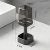 Estante Vertical para Cepillos de Dientes de Casa Estante de Almacenamiento para Pasta de Dientes y Cepillo de Dientes Eléctrico para Dormitorio Cilindro para Cepillos de Dientes Almacenamiento de Artículos de Tocador Dios