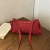 2026 Verão Novo Moda Vintage Alto Valor Embossado Simples e Estiloso Versátil Bolsa de Ombro Transversal Cross-Border