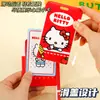Portatarjetas Hello Kitty, Tarjeta de Campus, Cordón de Primavera, Funda Protectora para Tarjeta de Autobús, Tarjeta de Acceso, Impermeable, Soporta Dropshipping