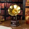 Adornos de Resina de Lujo Accesible Dorados, Sala de Estar para el Hogar, Mueble de TV, Aparador de Vinos, Decoraciones para Salas de Modelos, Artesanías y Mobiliario