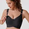 Ropa interior sin costuras transfronteriza de talla grande, push-up, soporte lateral para el pecho, anti-caída, sujetador de lactancia inalámbrico para maternidad, Amazon