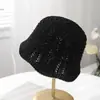 Sombrero de Pescador Femenino Primavera y Verano Hueco Delgado Protección Solar Parasol Cubo Estilo Japonés Muestra la Cara Pequeña Sombrero de Cuenca Nuevo Estilo Cool