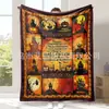 Halloween Natal Filme Fã Tema Cartaz Terror Manta de Flanela Manta Decorativa Personalizado