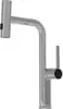 Cor cromada cobre refinado display digital torneira quente e fria cozinha chuva de cachoeira puxar rotativo pia de lavagem de louça pia de furo único torneira