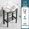 Lavabo de pie para balcón sin taladro, Lavabo cerámico de baño integrado con soporte de acero inoxidable engrosado