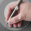 Lápis Automático de Metal para Desenho e Pintura, 0,5/0,7mm, Leve, Caneta Automática Profissional com Grafite Inquebrável