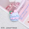 Dibujos Animados Lindos Ovejas Pequeñas Diversión Infantil Accesorios para Joyería DIY Pegamento de Crema Resina Piezas Pequeñas Hebilla de Zapato de Madera Materiales