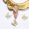 Arte de Unhas Novo Olho de Gato Laço Joia Concha de Fritillaria Pérola Borboleta Estéreo Vermelho da Internet Joias Acessórios Phnom Penh