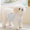 Vestido Suspensório de Ursinho Voador Fofo Estilo Primavera e Verão para Cães Pequenos e Médios, Vestido para Gatos, Roupas para Cães de Estimação