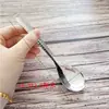 Cuchara Pequeña de Acero Inoxidable para Uso Doméstico, Cuchara de Mango Largo, Cuchara para Condimentos, Cuchara para Arroz de Cantimplora, Cuchara para Sandía, Cuchara para Frutas, Uso Comercial