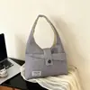 2026 Verão Novo Casual Grande Capacidade Para o Trabalho Simples Retrô Xadrez Chamativo Bolsa de Ombro Bolsa de Mão Nicho