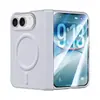 Adecuado para Funda de Teléfono iPhone Duo, Apple 18 Plegable con Succión Magnética, Piel Lisa, Funda Protectora Delantera y Trasera con Película Integrada, Transfronterizo