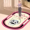 Esterilla de Yoga Antideslizante, Estilo Simple, Felpudo Absorbente de Agua, Felpudo de Cristal Terciopelo Resistente a Manchas para el Hogar, Alfombra Especial para Saltar la Cuerda Fácil de Limpiar