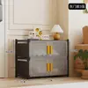 Gabinete de Zapatos con Puerta Deslizante Magnética Multicapa Transfronterizo para Uso Doméstico, Zapatero Multifuncional a Prueba de Polvo, Gabinete de Almacenamiento con Puerta Deslizante