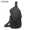 Nova Mochila Impermeável de Tecido Batik Bolsa de Peito Retrô Bolsa de Ombro de Lona Masculina Mochila Casual em Forma de Bolinho