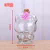 Envío gratis diy botella de los deseos vaso de pudín corcho estrella creativa botella vacía botella a la deriva estrella de la suerte perlas absorbentes botella arcoíris
